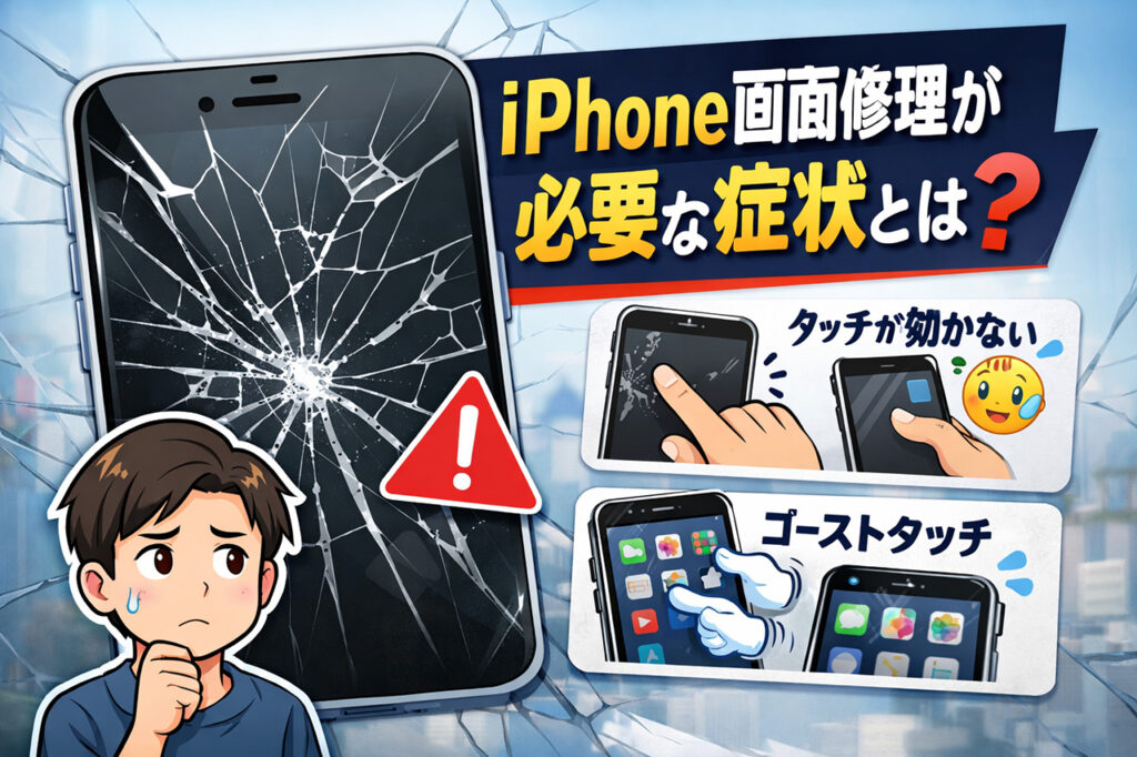 【2026年最新版】iPhone画面修理の完全ガイド｜知らないと損！安く直す5つのポイント